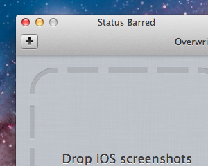 [Mac] iPhoneのスクリーンショットからステータスバー部分を削除してくれる無料アプリ「Status Barred」