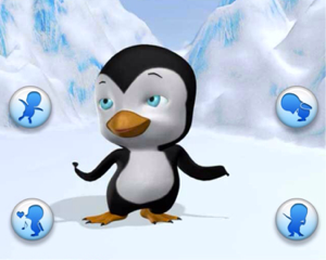 言葉をまねっこするペンギンがかわいい子供向け無料iPhoneアプリ「お喋りペンギン」
